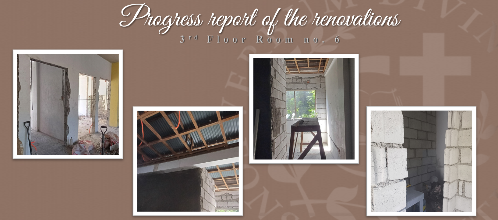 Progress report on the Renovations (3rd Floor Room no. 6)